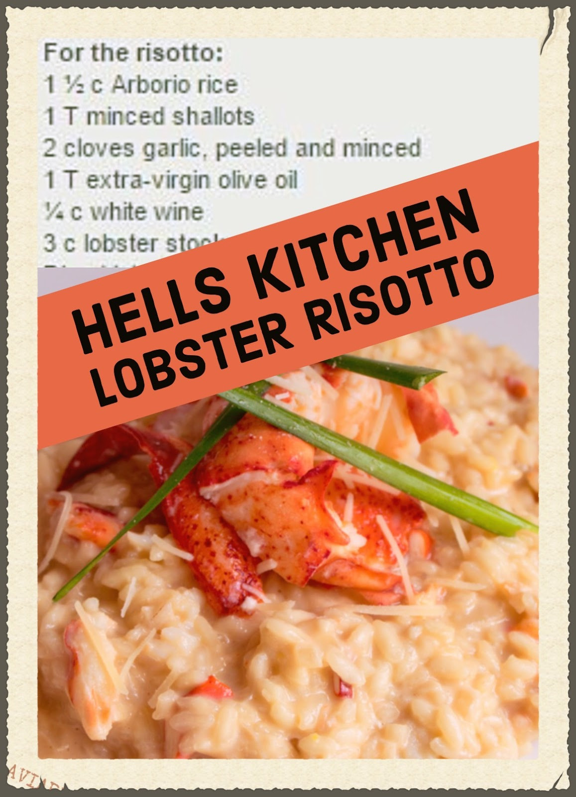 Seafood Risotto Gordon Ramsay
 Yum Yum for Dum Dum Hells Kitchen Lobster Risotto vs Bret