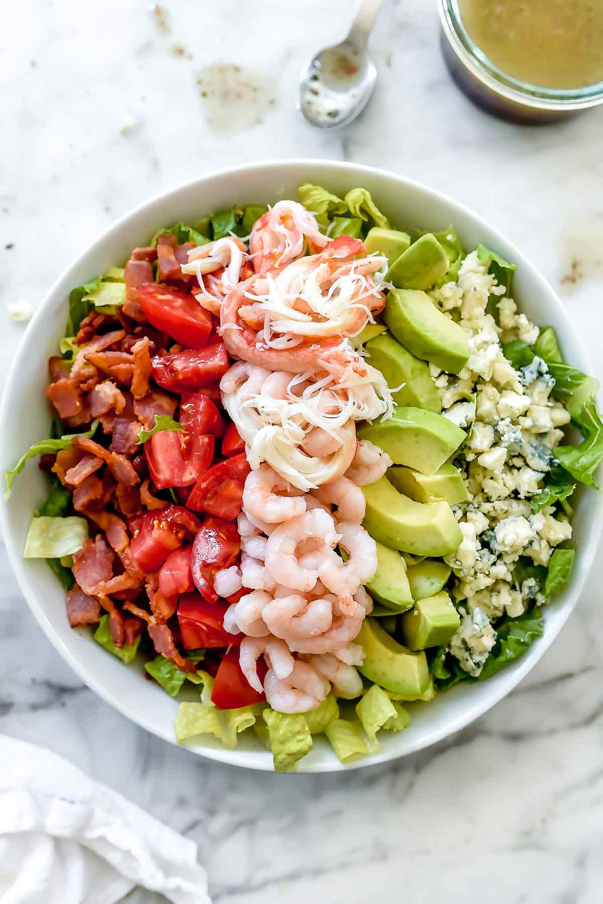 Seafood Salad Recipe With Crabmeat And Shrimp
 Crab and Shrimp Seafood Cobb Salad