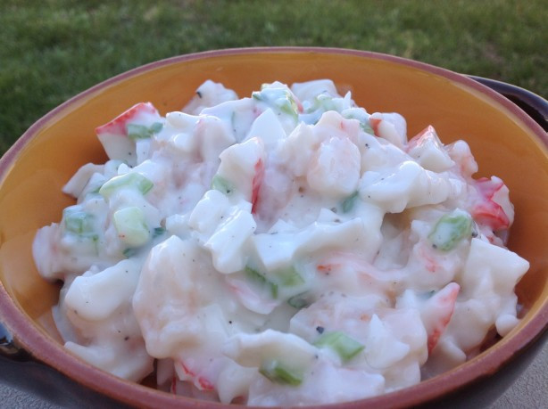 Seafood Salad Recipe With Crabmeat And Shrimp
 Seafood Salad With Shrimp And Crab Recipe Food