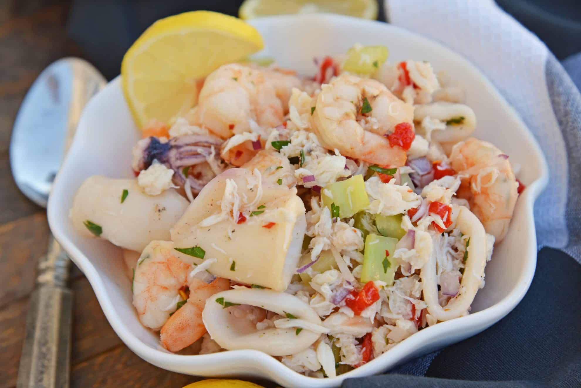 Seafood Salad Recipe With Crabmeat And Shrimp
 Italian Seafood Salad