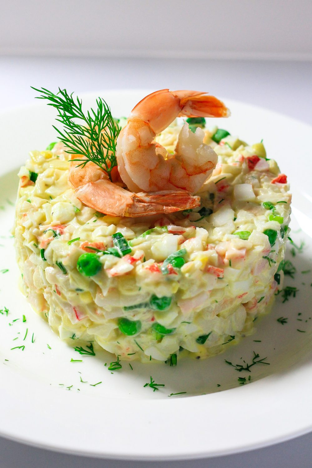 Seafood Salad Recipe With Crabmeat And Shrimp
 Imitation Crab Salad with Shrimp Recipe VIDEO Simply