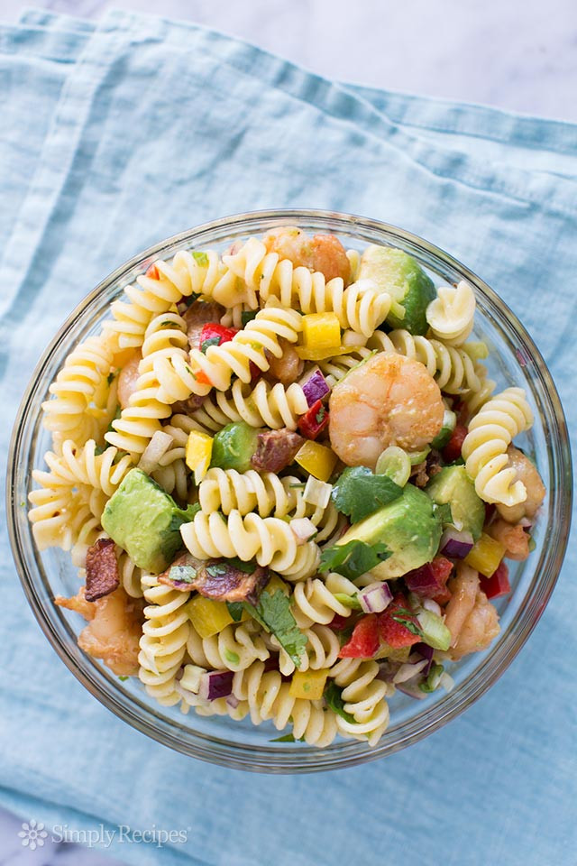 Seafood Salad Recipes Without Pasta
 Shrimp Bacon Avocado Pasta Salad Recipe
