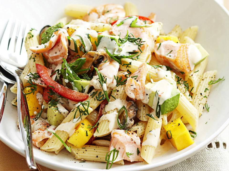 Seafood Salad Recipes Without Pasta
 10 Best Seafood Pasta Salad Mayonnaise Recipes