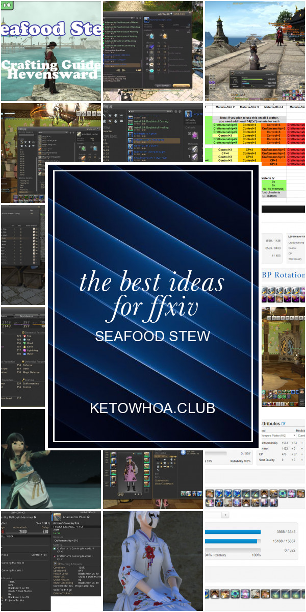 Seafood Stew Ffxiv
 The Best Ideas for Ffxiv Seafood Stew Best Round Up