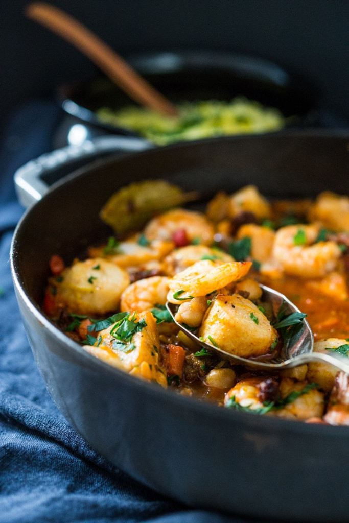 Seafood Stew Recipe
 Spanish Seafood Stew with Saffron Rice