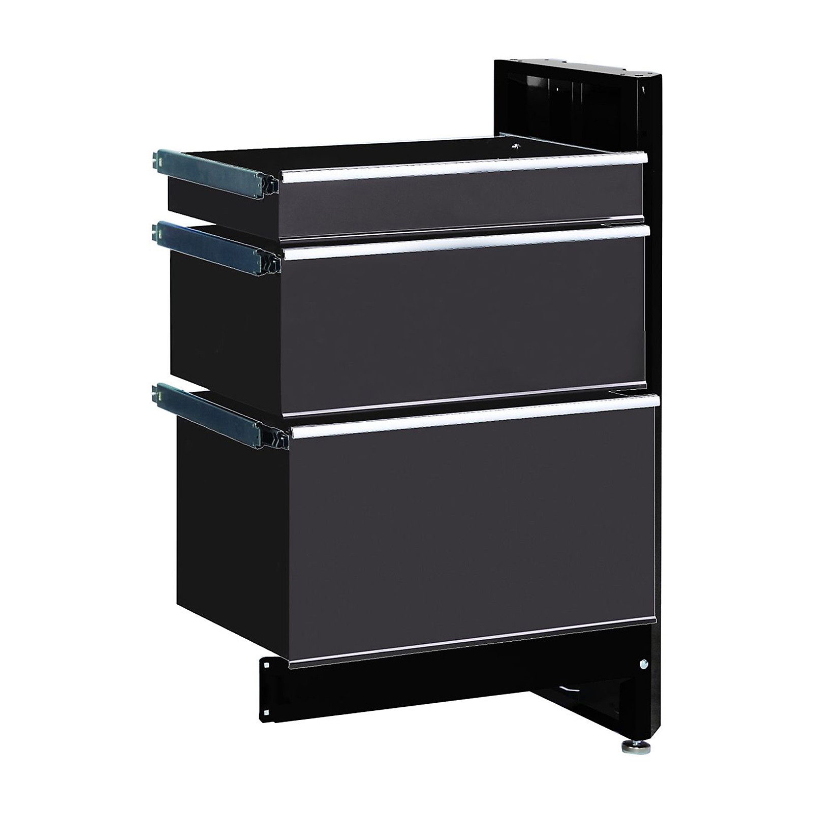 Sears Garage Organization
 Craftsman 3 Drawer Workbench Module Black Platinum