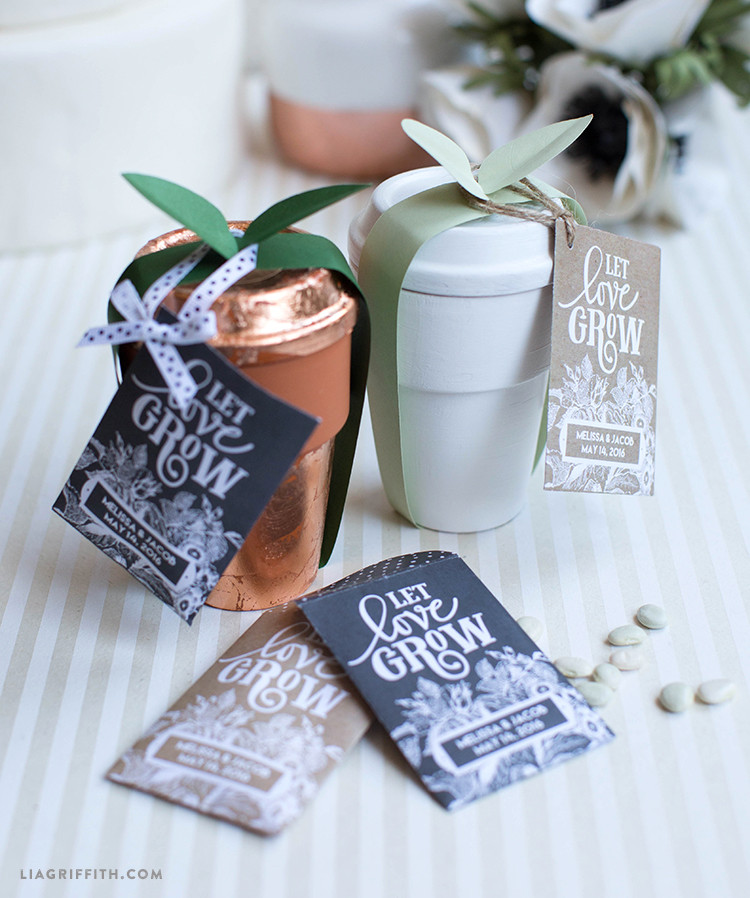 Seed Packet Wedding Favors DIY
 Seed Packet Wedding Favors Lia Griffith