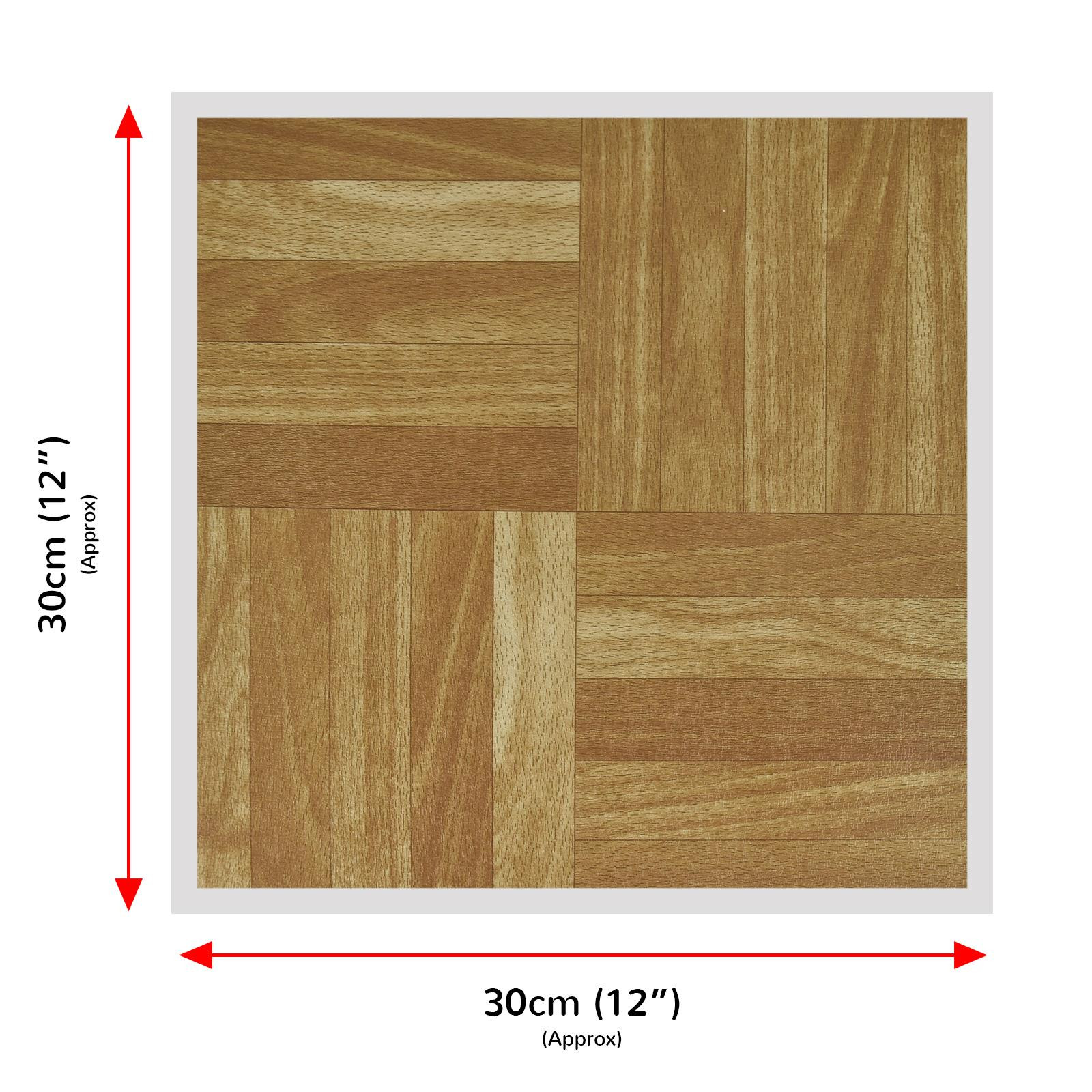 Self Adhesive Bathroom Floor Tiles
 4PK Self Adhesive Floor Tiles Vinyl PVC Kitchen Bathroom