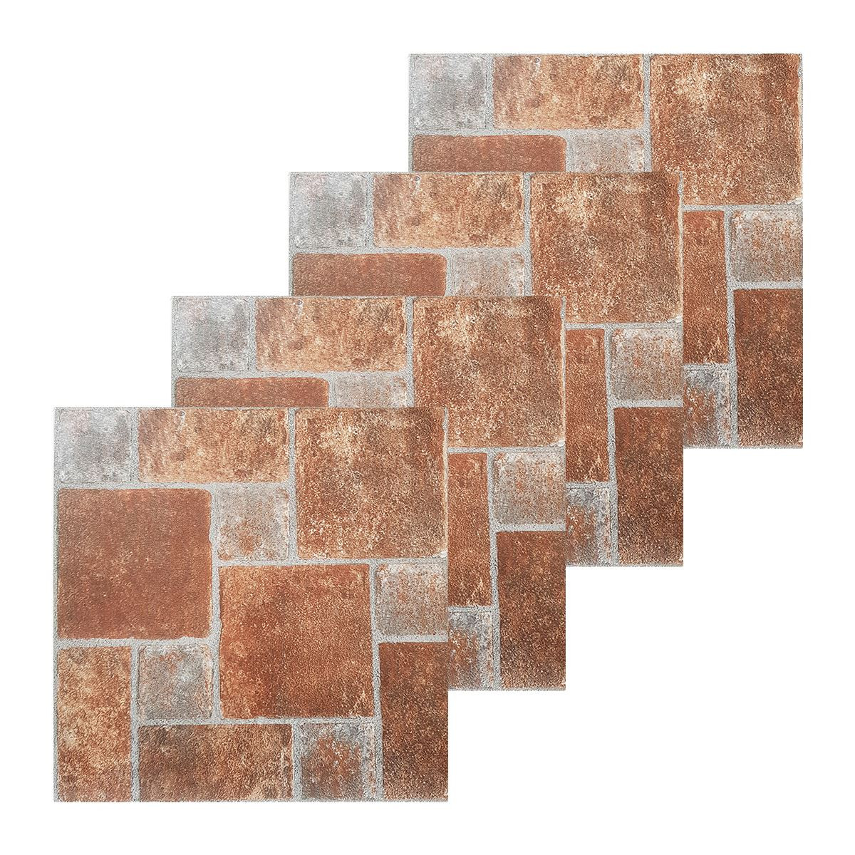Self Adhesive Bathroom Floor Tiles
 Floor tiles self adhesive brick effect tile vinyl flooring