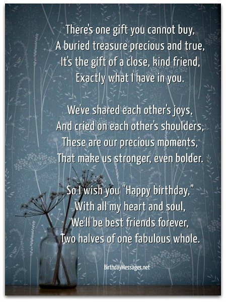 Sentimental Birthday Wishes
 Sentimental Birthday Poems Page 2