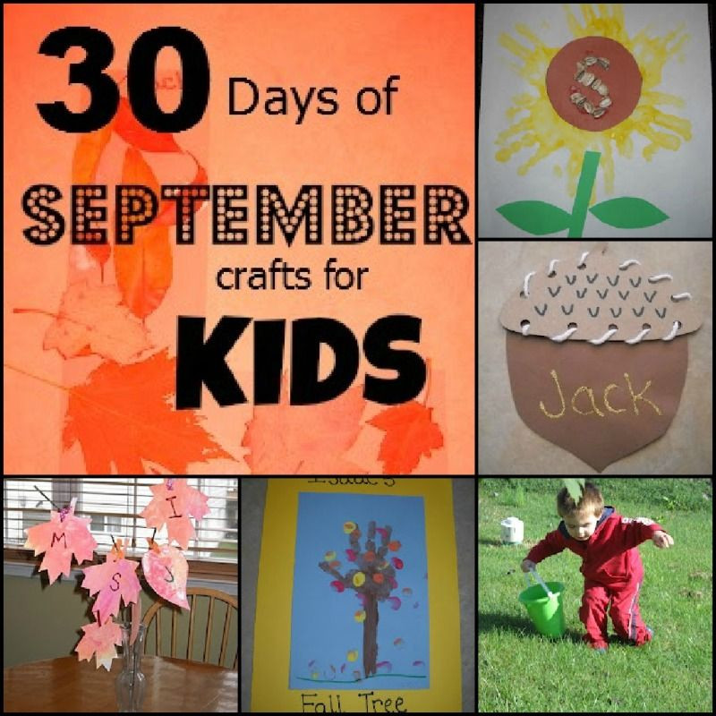 September Crafts For Kids
 Fall Activities for Kids First day of Autumn How to