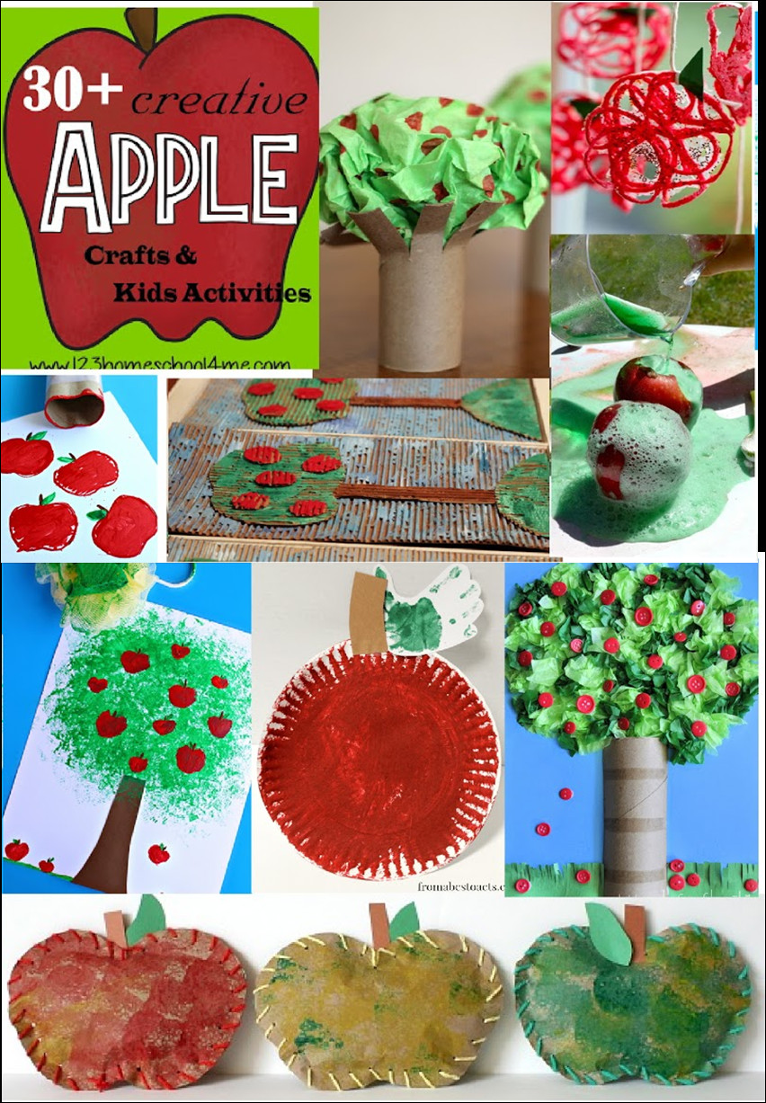 September Crafts For Kids
 30 Apple Crafts & Kids Activities for September