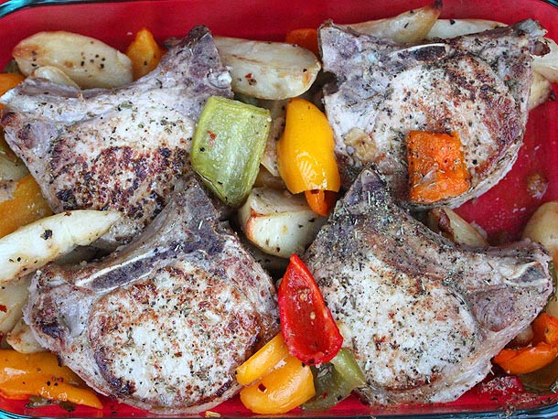 Serious Eats Pork Chops
 Pork Chops With Potatoes and Vinegar Peppers Recipe