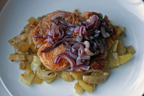 Serious Eats Pork Chops
 Dinner Tonight Pork Chops with Braised Fennel and