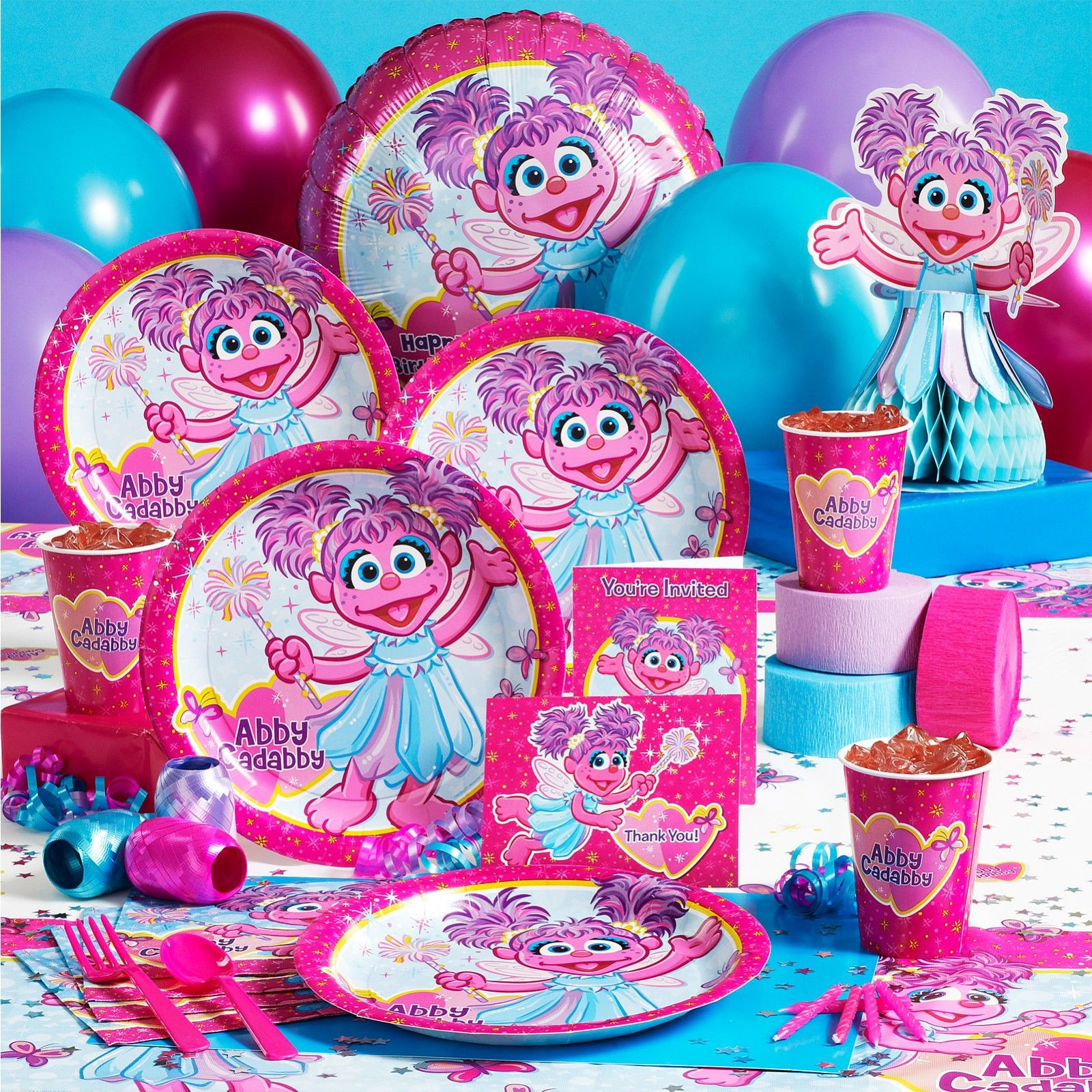 Sesame Street 1st Birthday Party Supplies
 Abby Cadabby Party Supplies Pairs well with Elmo and