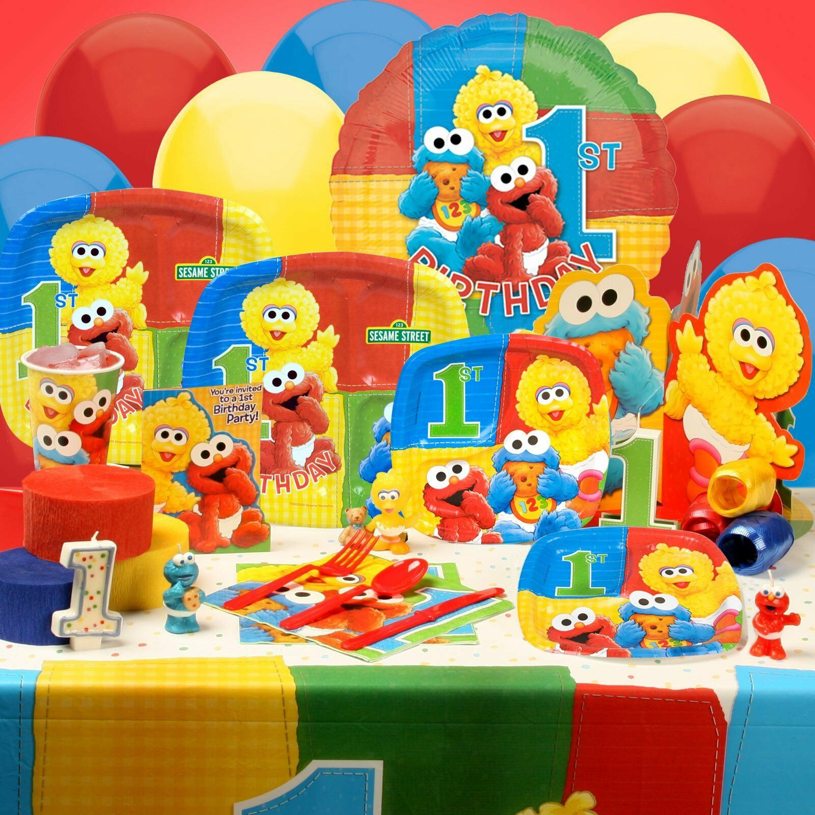 Sesame Street 1st Birthday Party Supplies
 Party decorations deals on 1001 Blocks