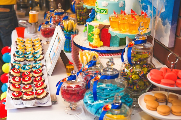 Sesame Street 1st Birthday Party Supplies
 Kara s Party Ideas Sesame Street 1st Birthday Party via