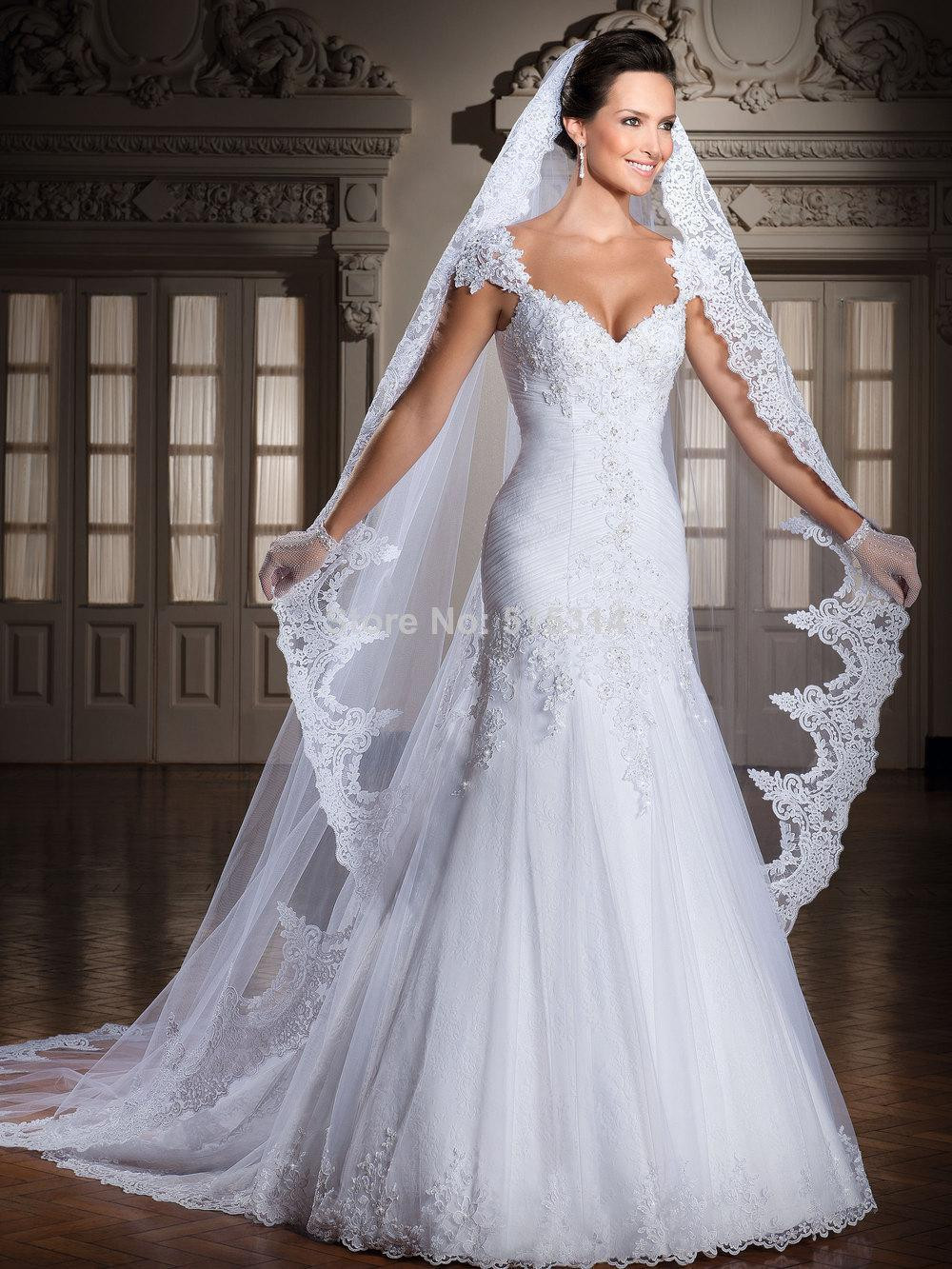 Sexy Dresses To Wear To A Wedding
 New Design 2015 Traditional Wedding Dress y A line