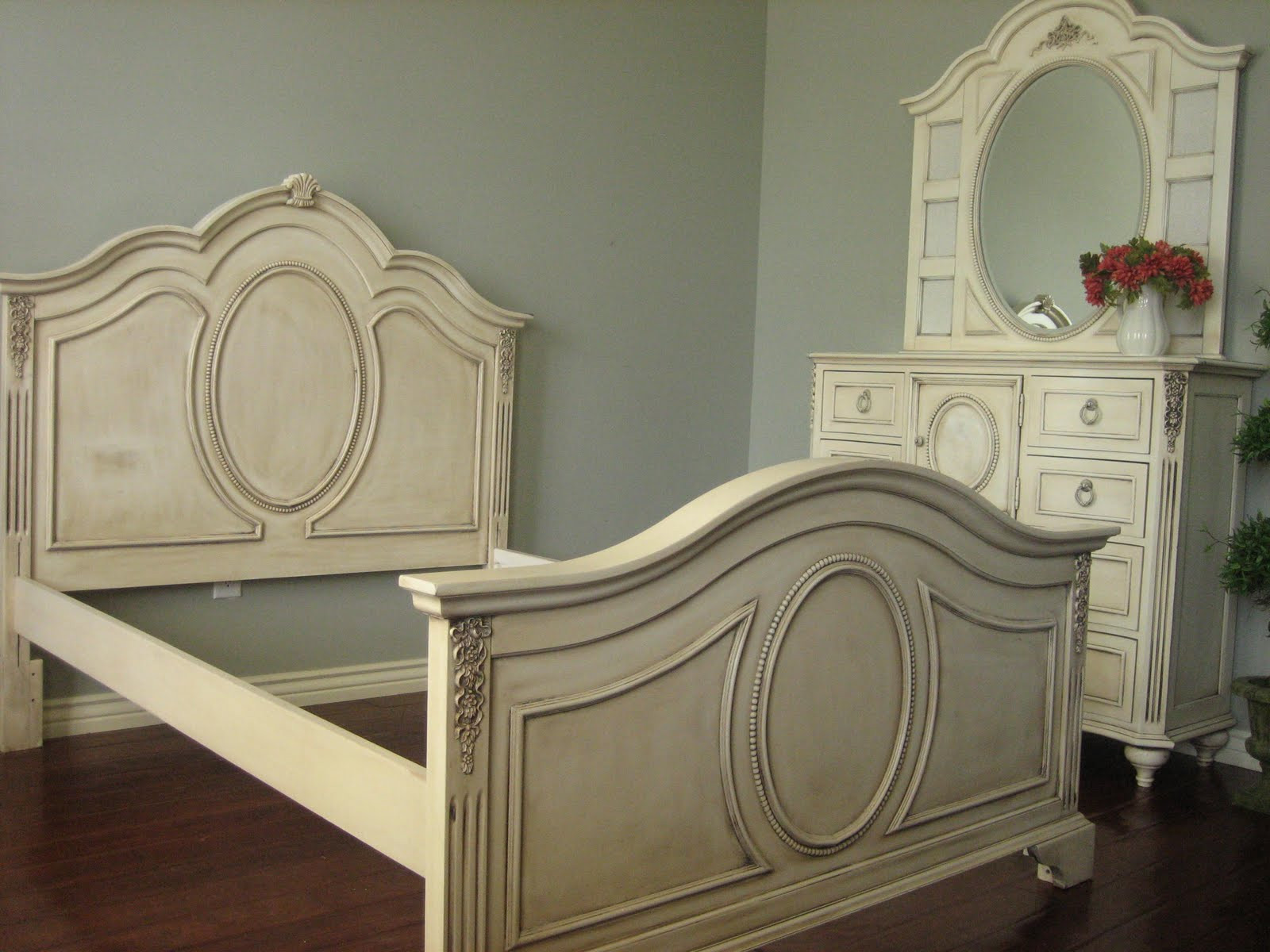 Shabby Chic Bedroom Furniture Sets
 European Paint Finishes Shabby French Bedroom Set