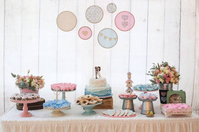 Shabby Chic Engagement Party Ideas
 Kara s Party Ideas Rustic Shabby Chic Wedding