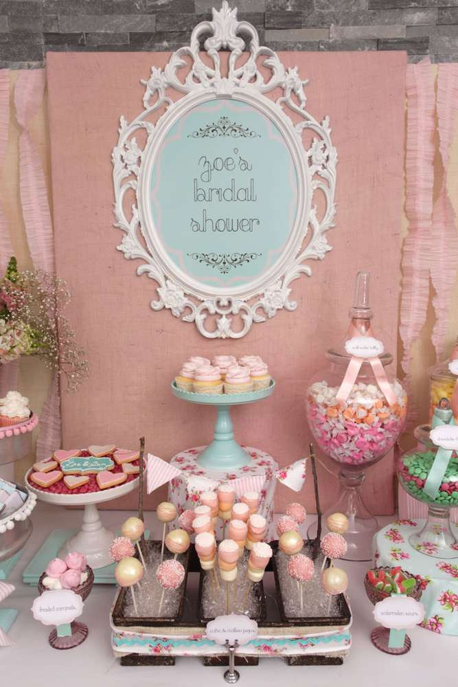 Shabby Chic Engagement Party Ideas
 Vintage Shabby Chic Bridal Wedding Shower Party Ideas
