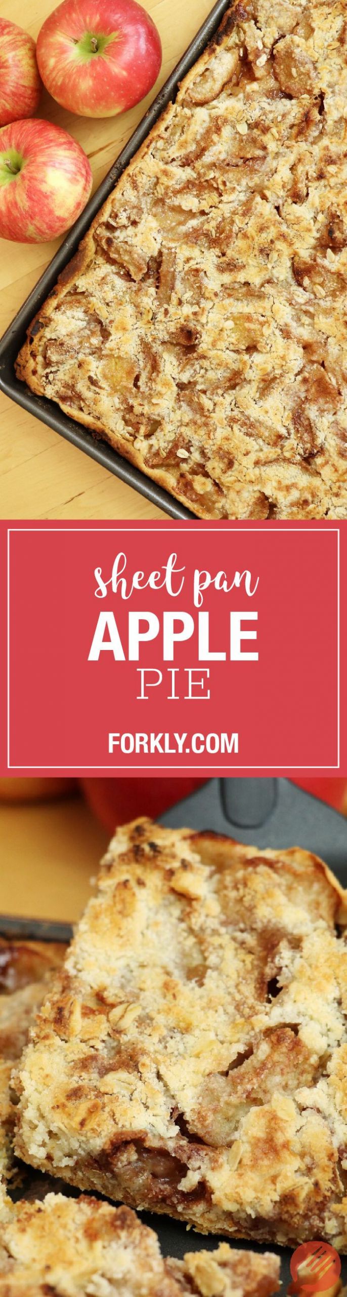 Sheet Pan Apple Pie
 Sheet Pan Apple Pie Forkly