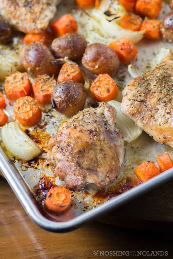 Sheet Pan Boneless Chicken Thighs
 Roasted Sheet Pan Chicken Thighs