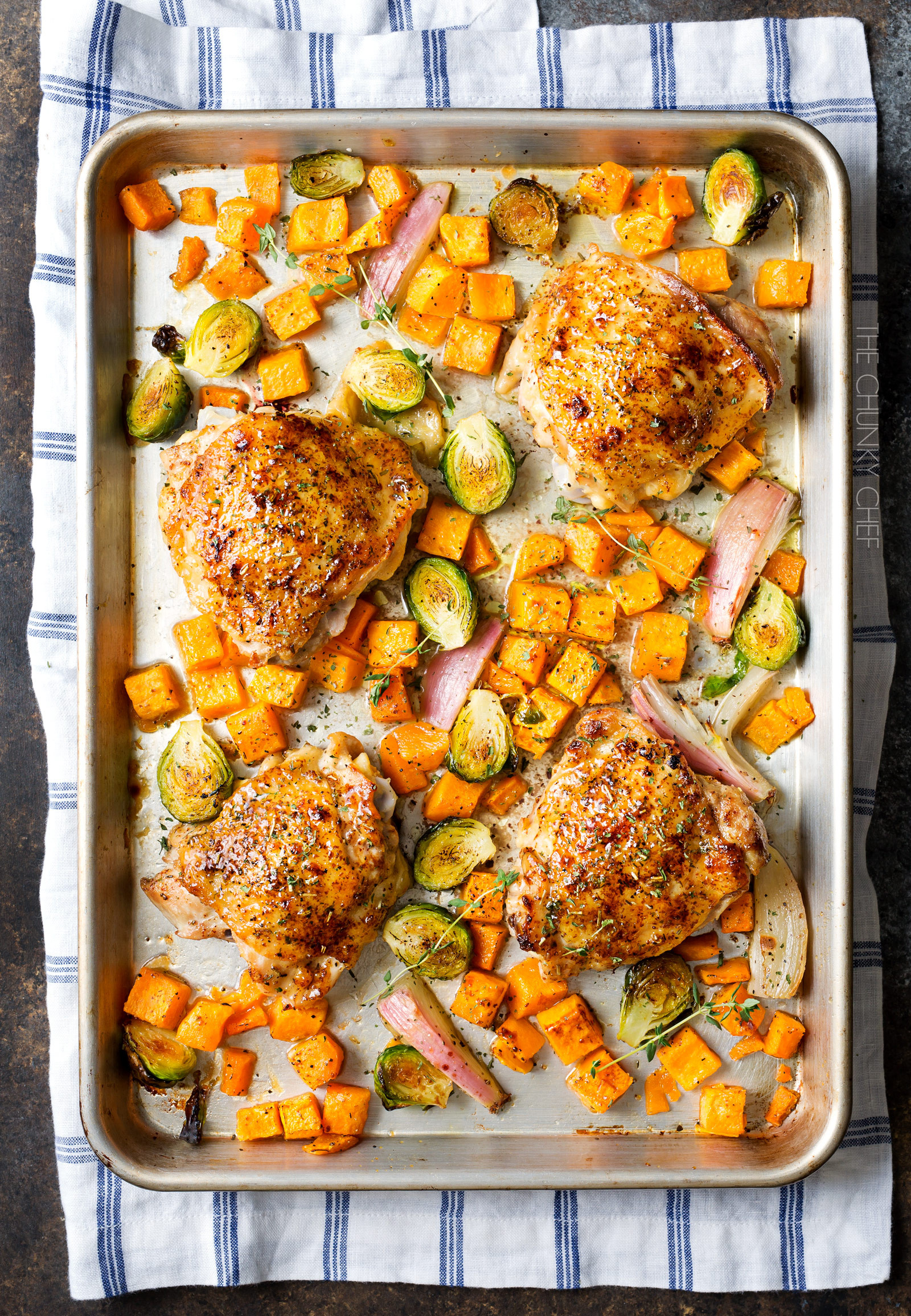 Sheet Pan Dinners Chicken
 Sheet Pan Maple Mustard Roasted Chicken The Chunky Chef