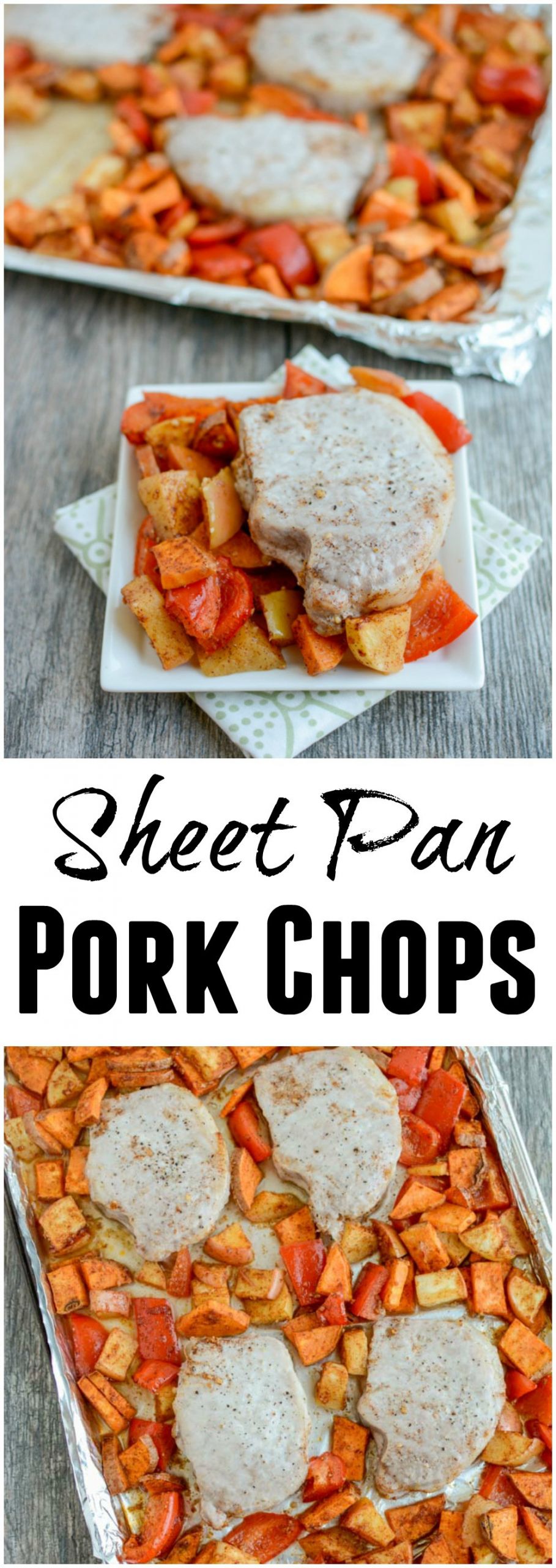 Sheet Pan Dinners Pork Chops
 Sheet Pan Pork Chops with Sweet Potatoes and Apples