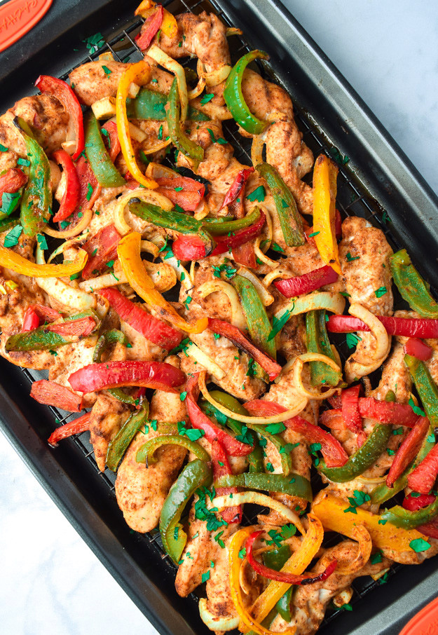 Sheet Pan Fajitas Chicken
 Easy Sheet Pan Chicken Fajitas Whole30 Paleo Keto