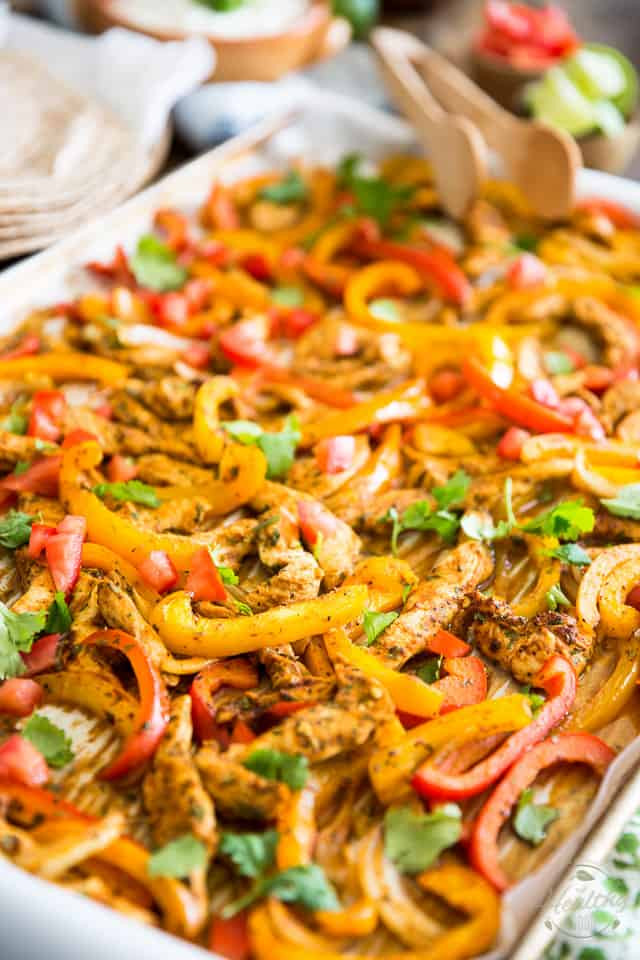 Sheet Pan Fajitas Chicken
 Sheet Pan Chicken Fajitas • The Healthy Foo