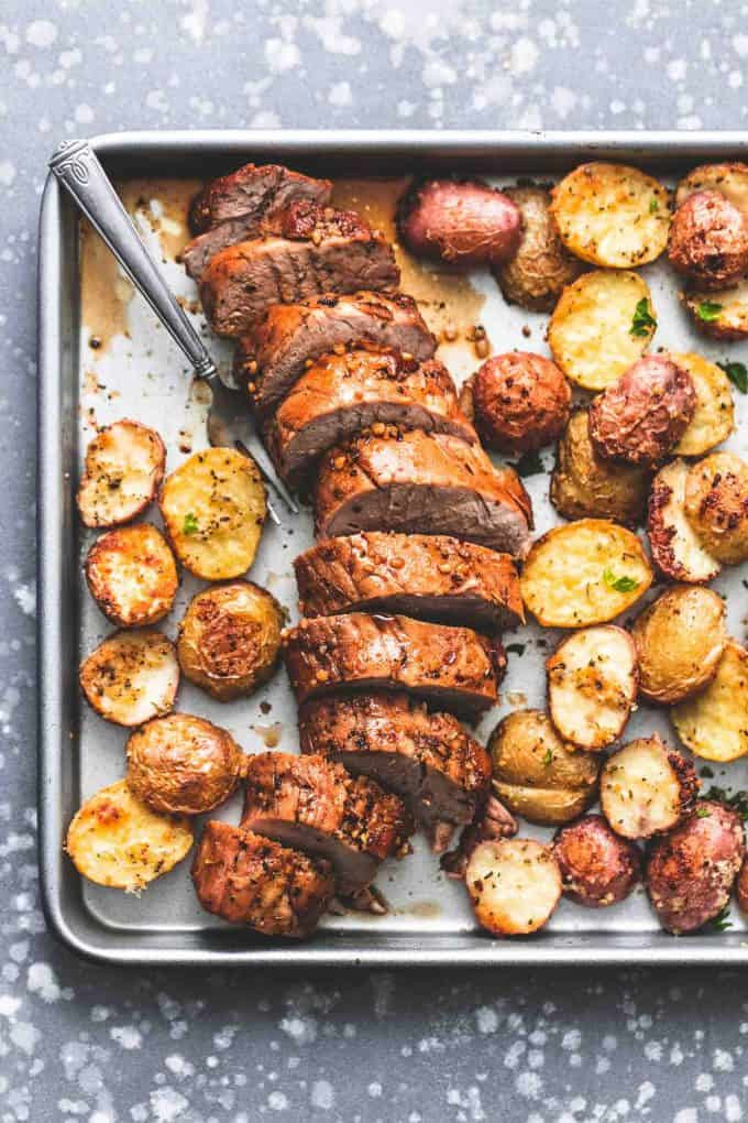 Sheet Pan Pork Tenderloin
 Sheet Pan Pork Tenderloin and Potatoes