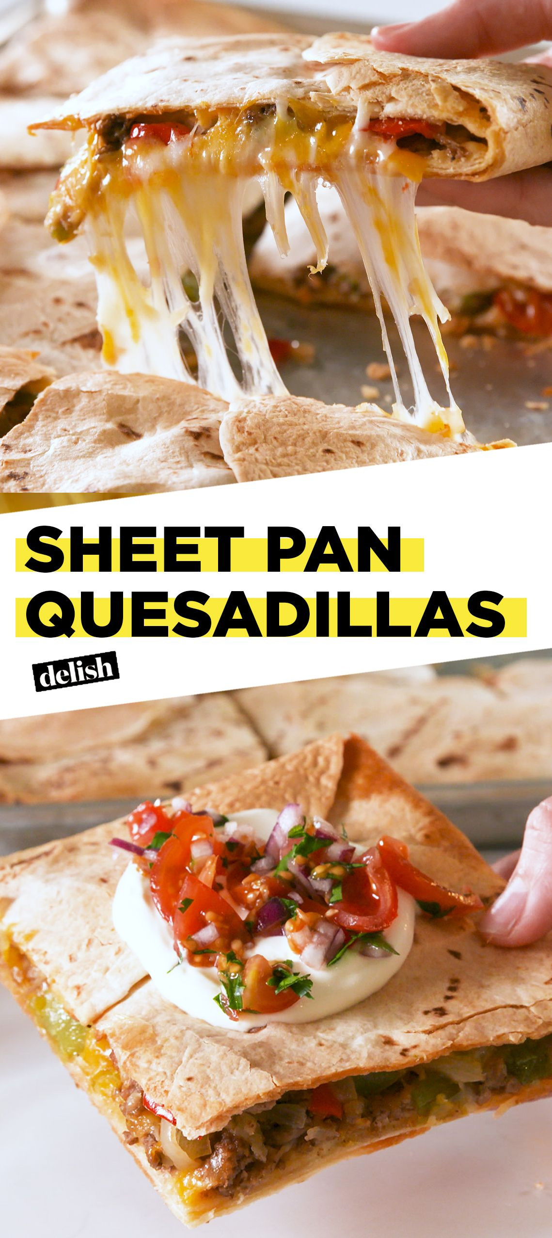 Sheet Pan Quesadillas
 Sheet Pan Quesadillas Recipe