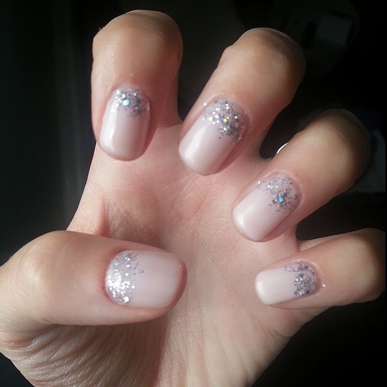 Shellac Nails For Wedding
 Wedding nails CND shellac in Romantique with an OPI