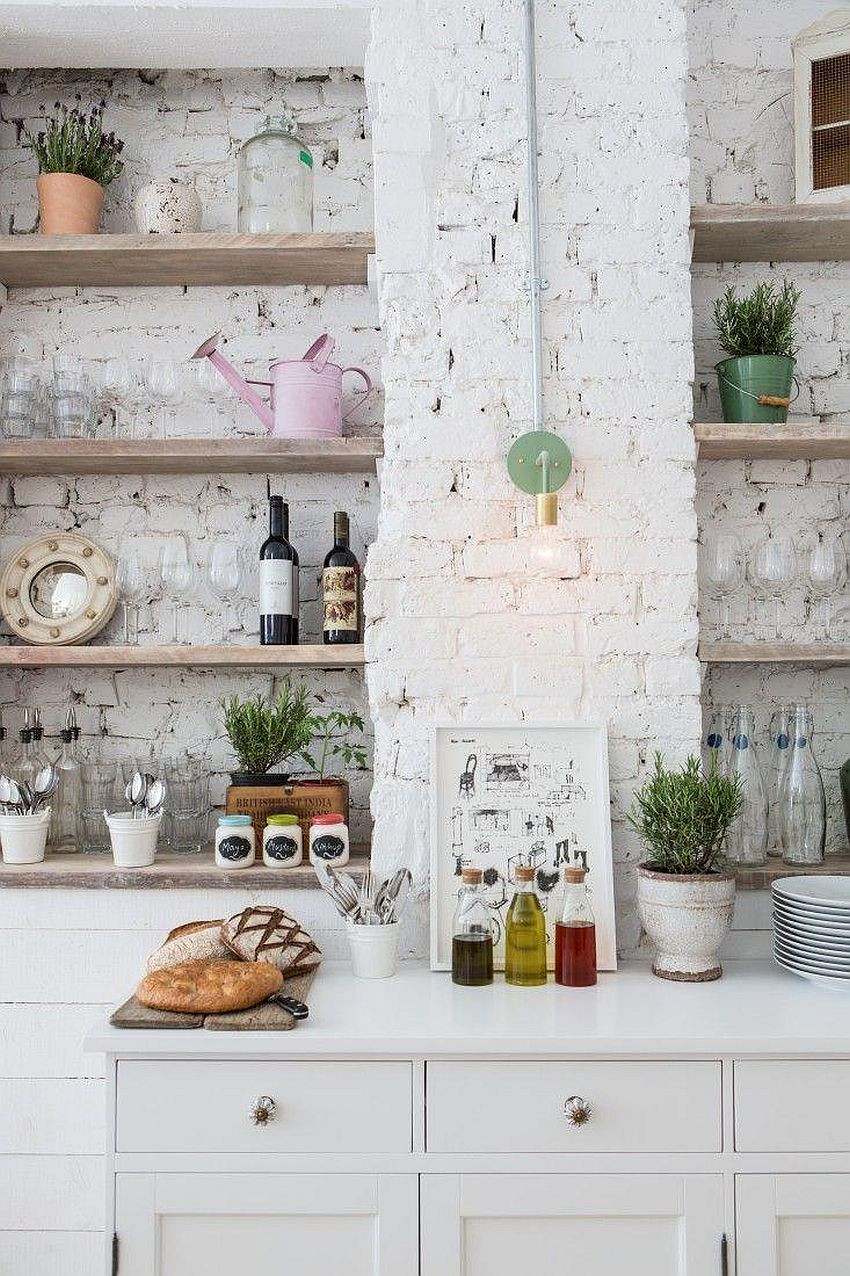 Shelves For Kitchen Wall
 20 Rustic Kitchen Shelving Ideas with Timeless Rugged Charm