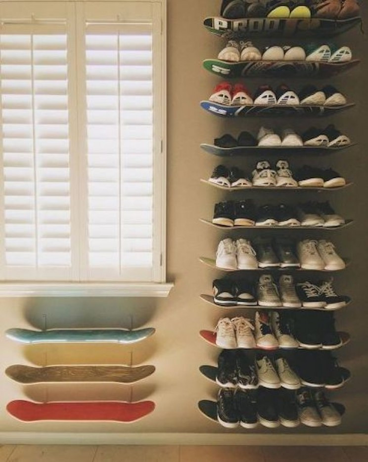Shoe Organization DIY
 15 Excellent DIY Shoe Storage Projects to Get Your