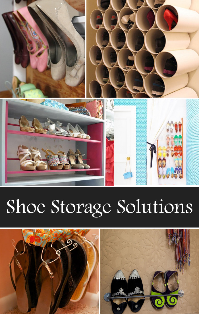 Shoe Organization DIY
 10 Creative DIY shoe storage solutions