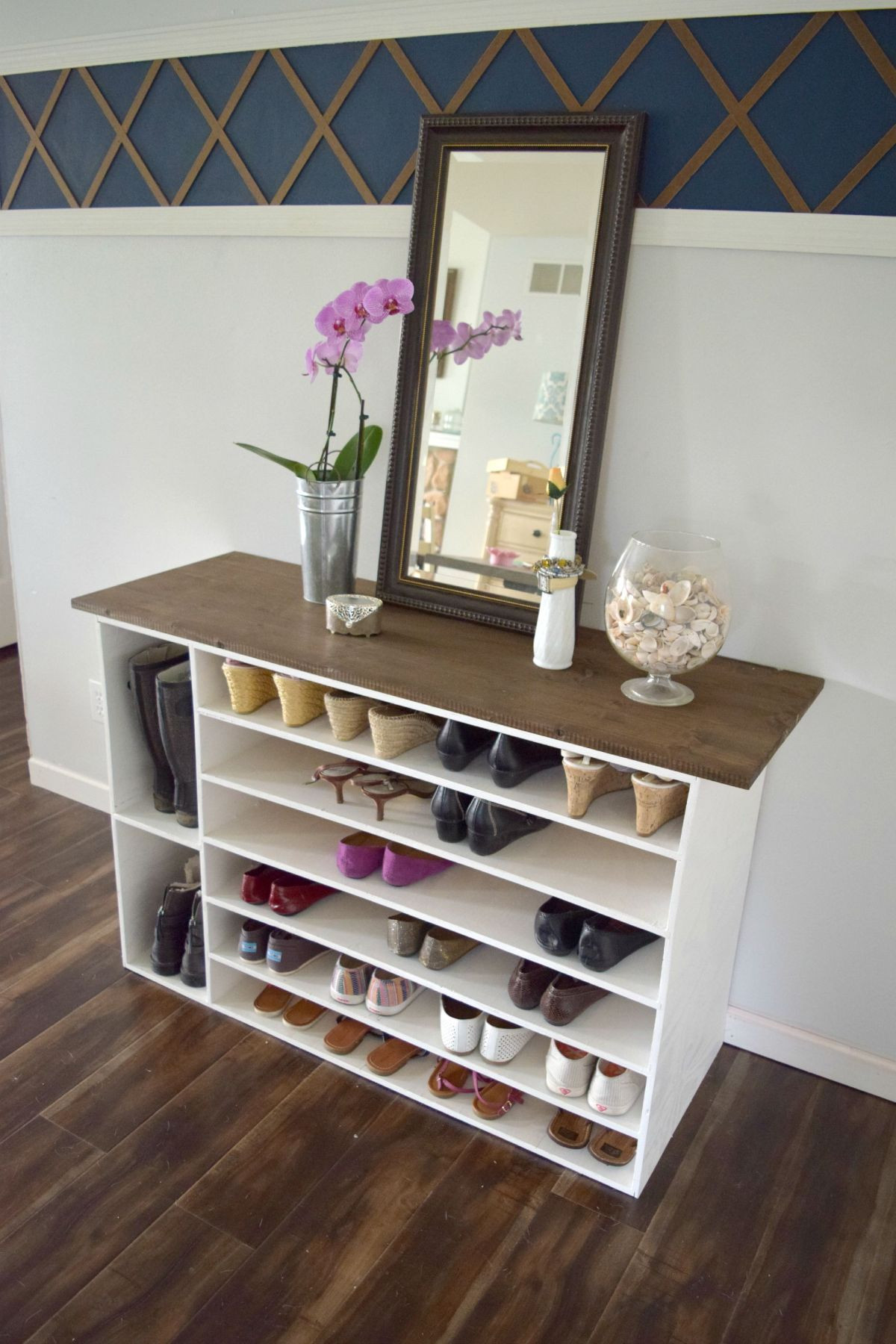 Shoe Rack Designs DIY
 Stylish DIY Shoe Rack Perfect for Any Room