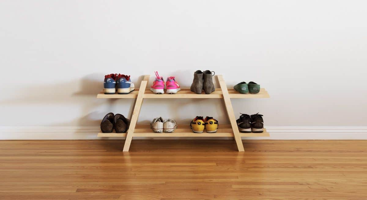 Shoe Rack Designs DIY
 20 DIY Shoe Storage Ideas for Weekend Craft Projects