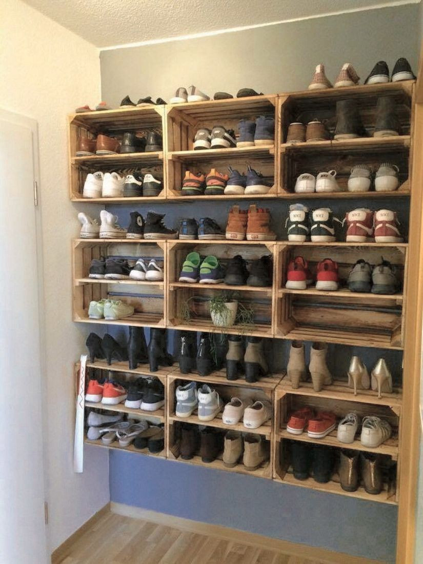 Shoe Rack Ideas DIY
 38 Best Simple DIY Shoe Racks You’ll Want To Make in 2020