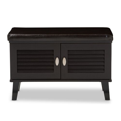 Shoe Storage Cabinet Bench
 Wholesale Interiors Sheffield 2 Door Cushioned Bench Shoe