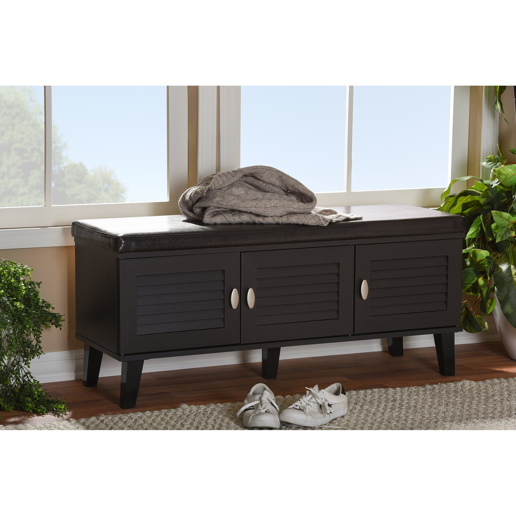 Shoe Storage Cabinet Bench
 Wholesale Interiors Sheffield 3 Door Entryway Shoe Storage