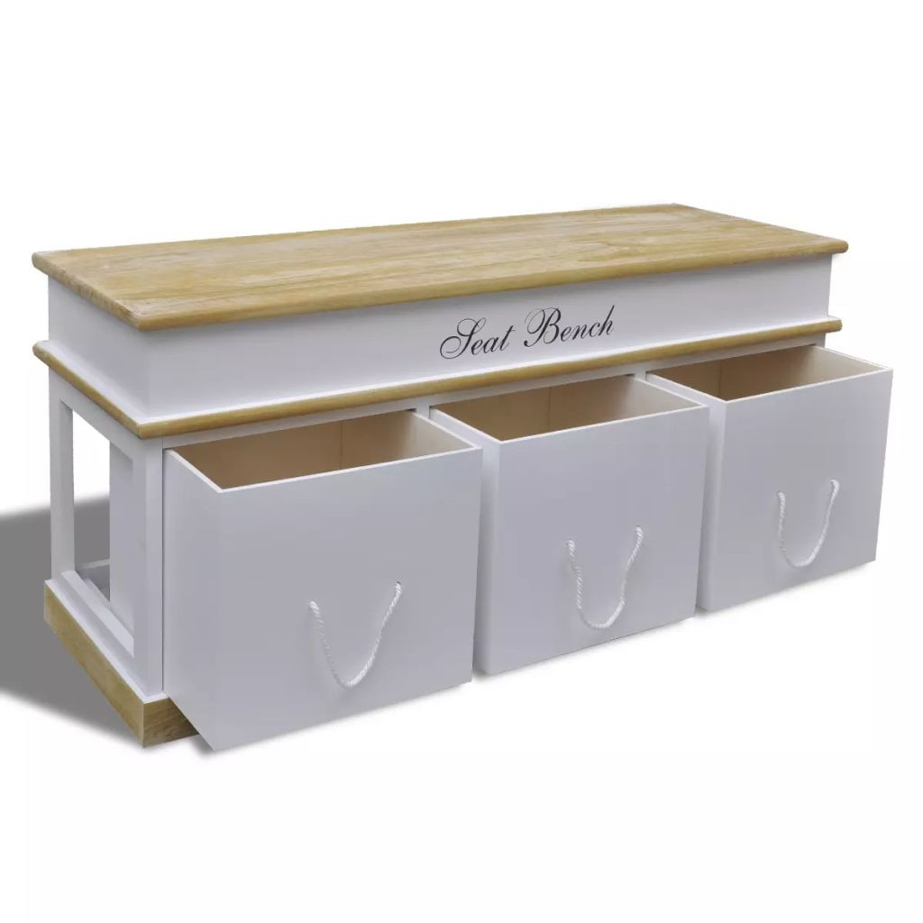 Shoe Storage Cabinet Bench
 vidaXL