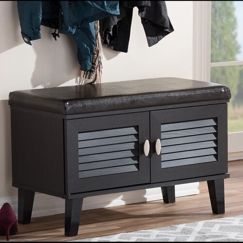 Shoe Storage Cabinet Bench
 Wholesale Interiors Sheffield 2 Door Cushioned Bench Shoe