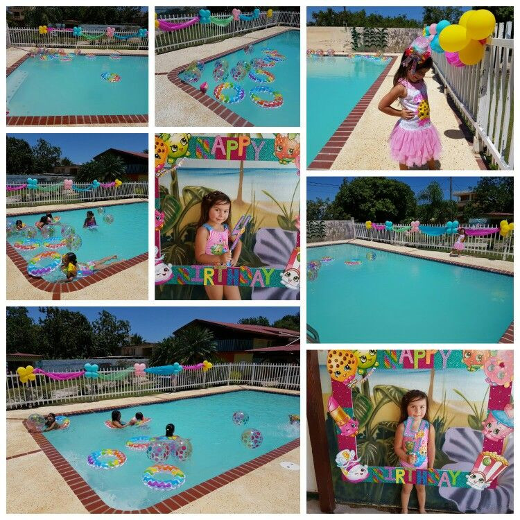 Shopkins Pool Party Ideas
 Jeanny s Shopkins Pool Party €£