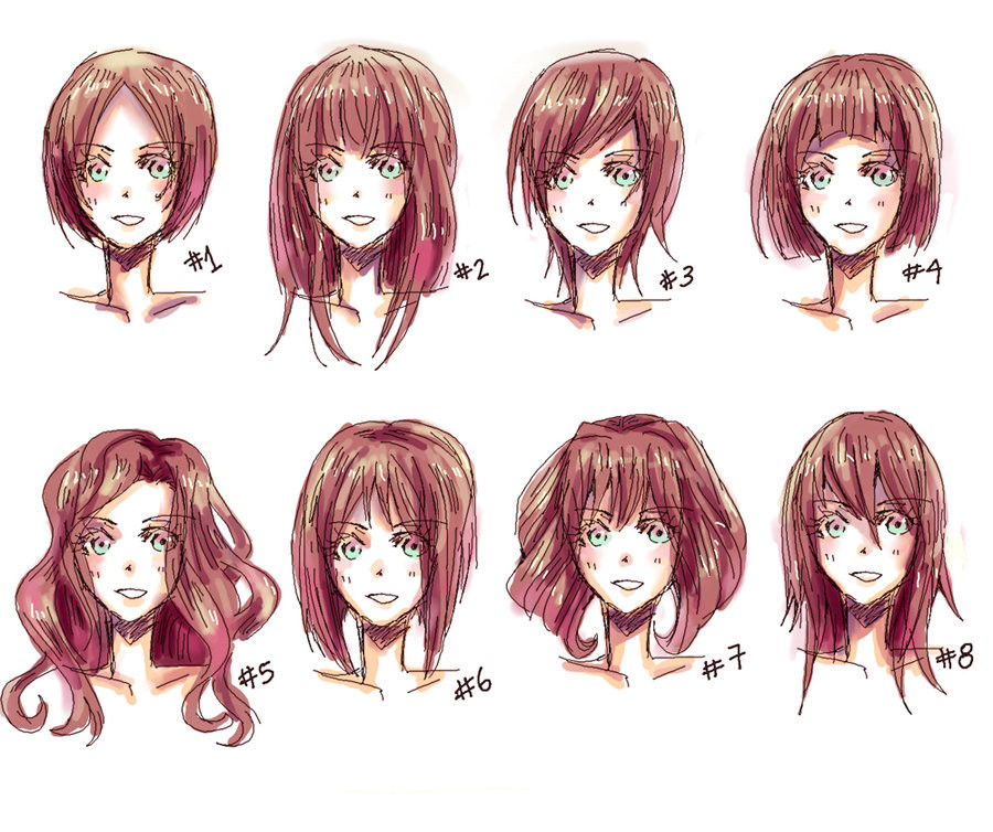 Short Anime Hairstyle
 Cute Anime Hairstyles trends hairstyle