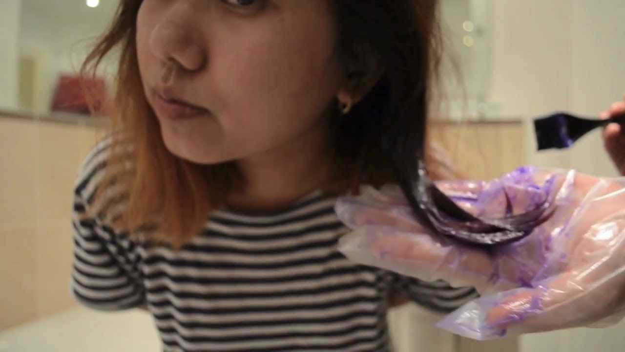 Short Hair Ombre DIY
 Ombre Hair Dye Lilac short DIY Tutorial