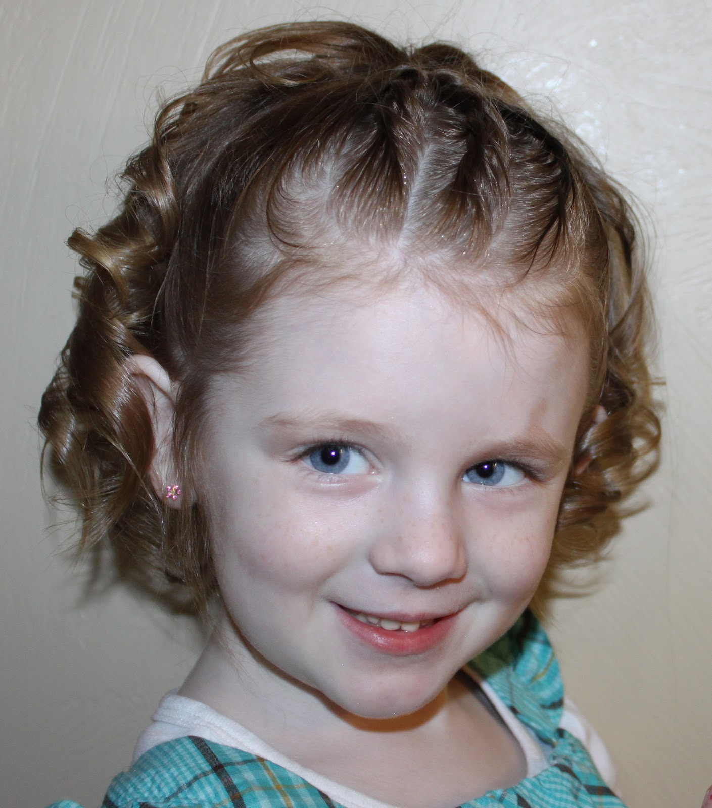 Short Hairstyle For Kid Girl
 Hairstyles for Girls The Wright Hair Toddler 3 rolls to