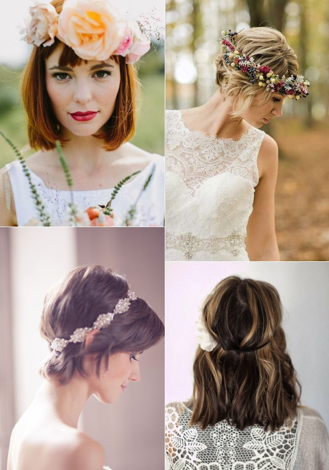 Short Hairstyles For A Wedding Bridesmaid
 9 Short Wedding Hairstyles For Brides With Short Hair