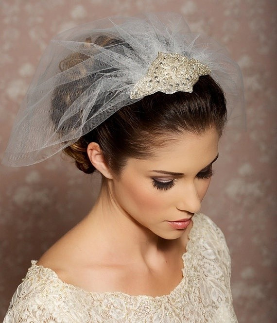 Short Hairstyles For Brides With Veils
 25 Best Hairstyles for Brides